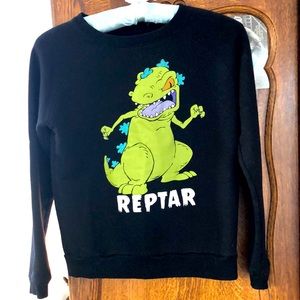Reptar long sleeve sweatshirt size small. Nickelodeon